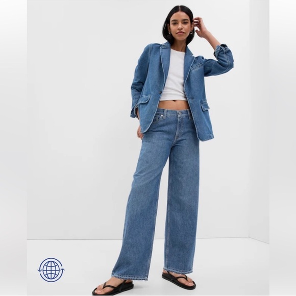 GAP Denim - GAP LOW STRIDE JEANS Size 32/14 wide leg